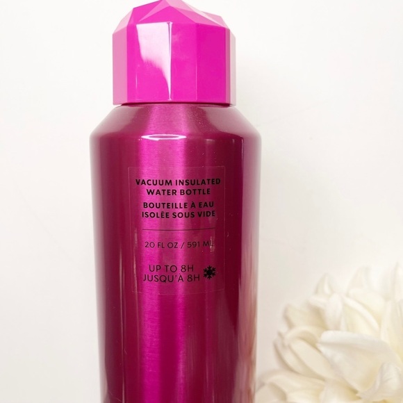 Starbucks Pink Jewel Top Stainless Steel Vacuum Insulated Water Bottle NWT - Picture 3 of 7